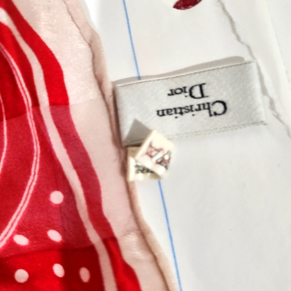 Christian Dior Vintage sheer 100% silk - Picture 2 of 8